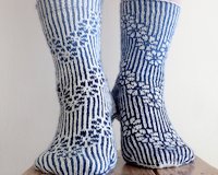 ravelry Tiina Kuu Blossom Socks